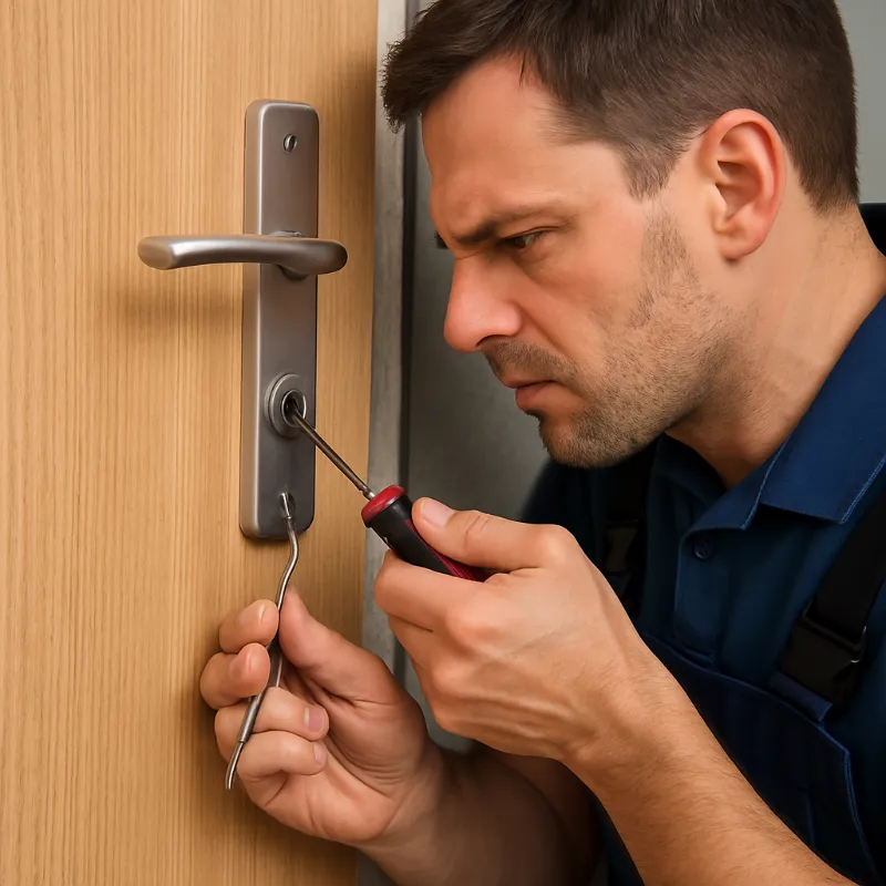 Jammed Lock Emergency Repair Focused on Precision and Security