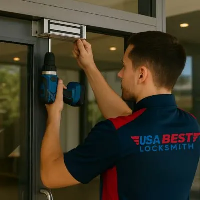 Magnetic Lock Installation Designed for Strong Entry Control